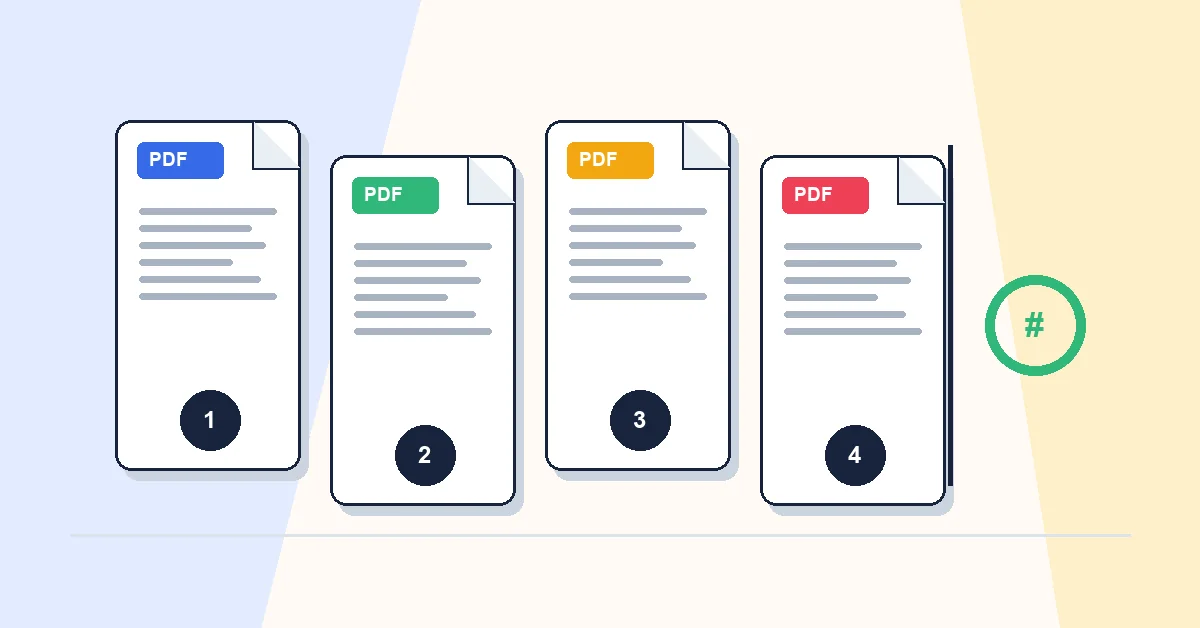 Add Page Numbers to Long PDF Documents