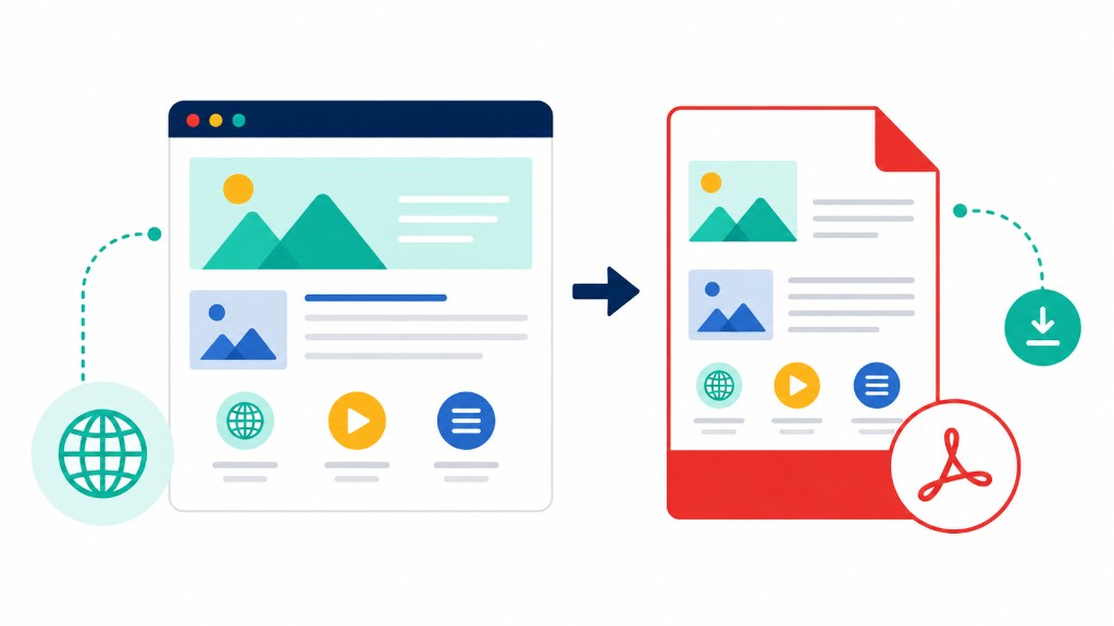 Save HTML and Web Pages as PDF