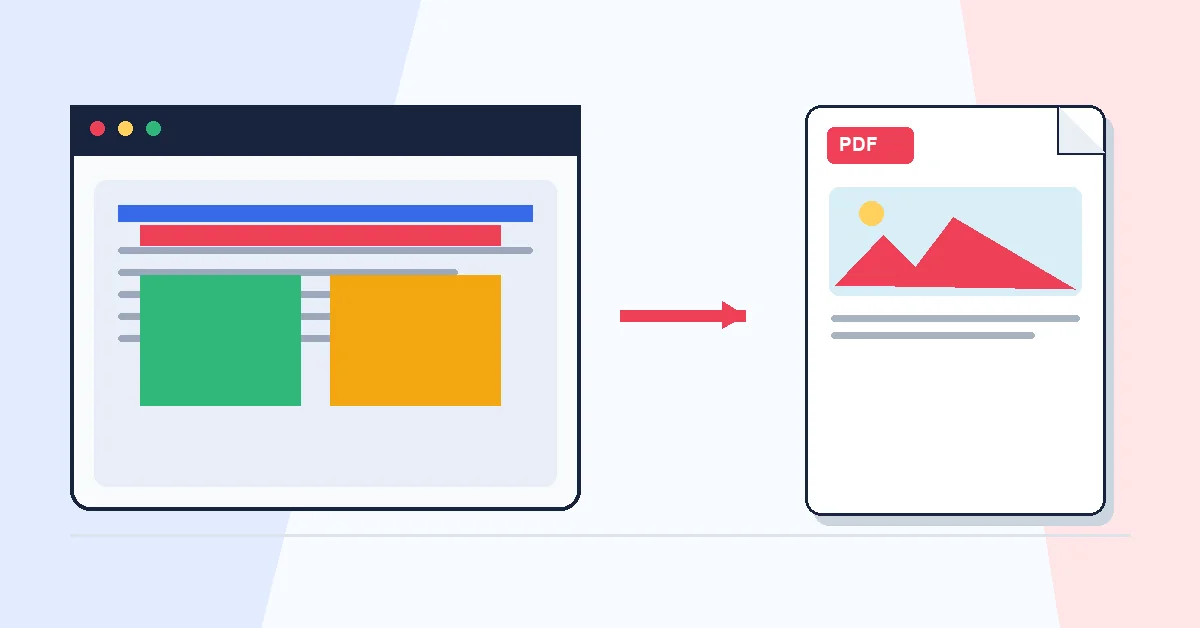 Save HTML and Web Pages as PDF