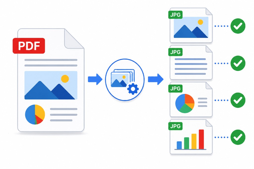 Convert a PDF to High Quality JPG Images