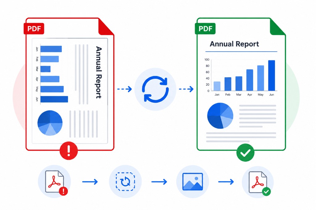 Rotate PDF Pages and Fix Sideways Scans