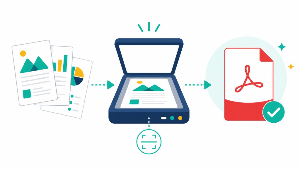 Scan Paper Documents Into a Clean PDF