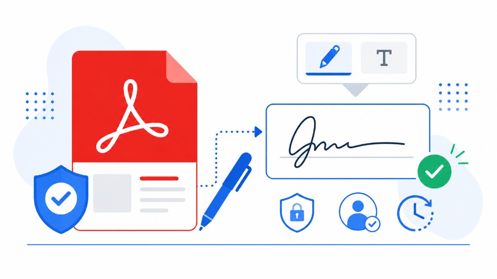 Sign a PDF Online With a Drawn or Typed Signature